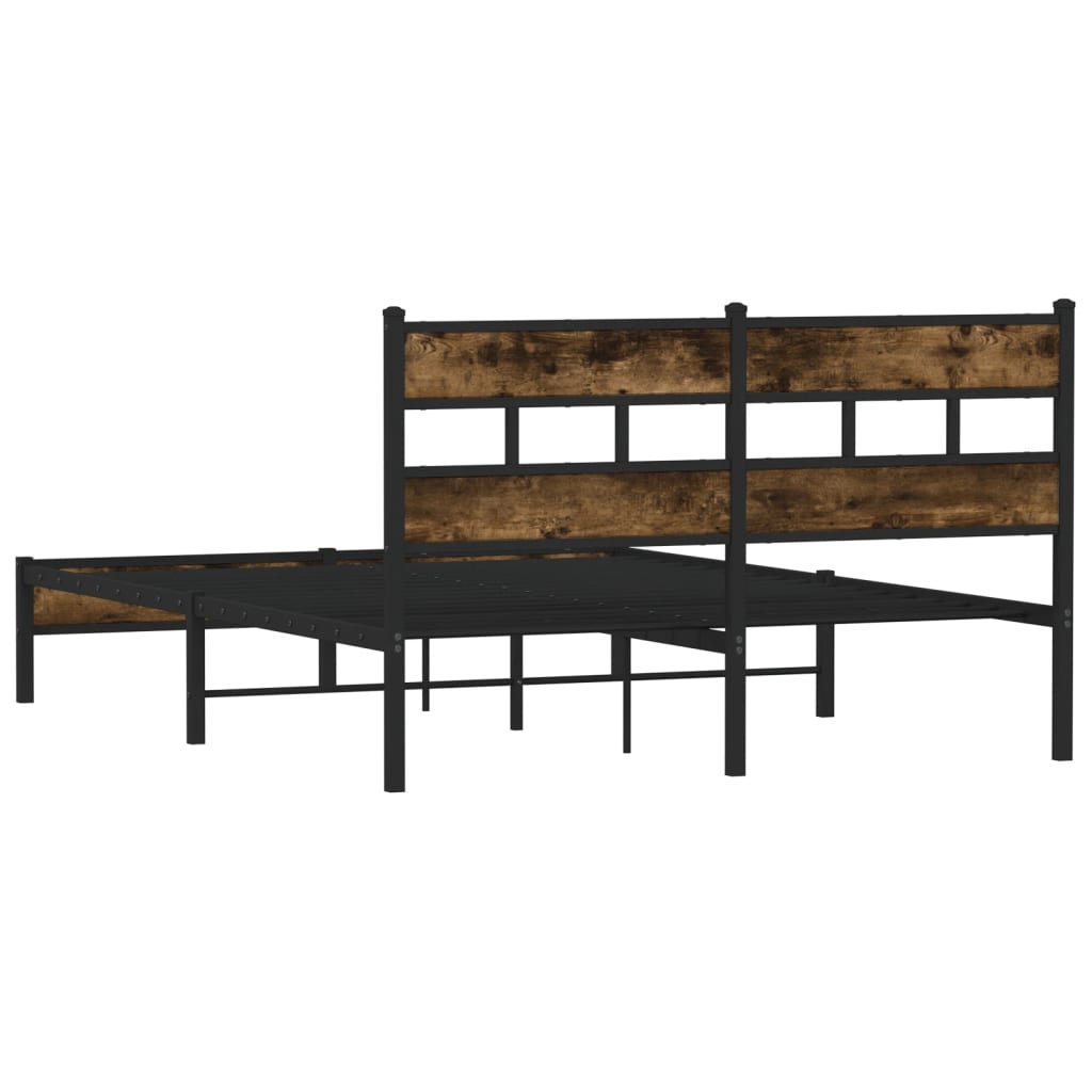 sengeramme m. sengegavl 160x200 cm uden madras sonoma-eg