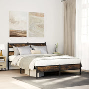 sengeramme m. sengegavl 160x200 cm uden madras sonoma-eg