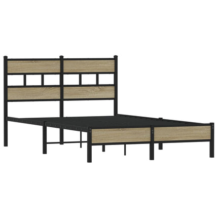 sengeramme 120x190 cm uden madras konstrueret træ sonoma-eg