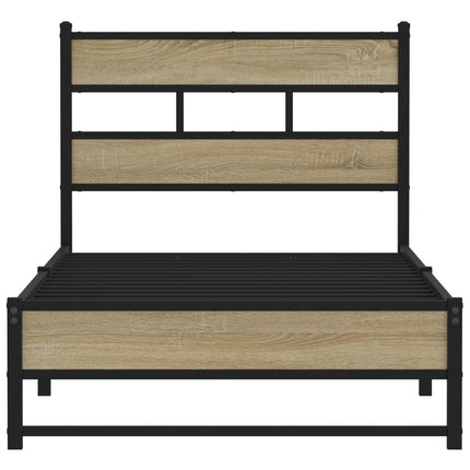 sengeramme uden madras 75x190 cm metal sonoma-eg