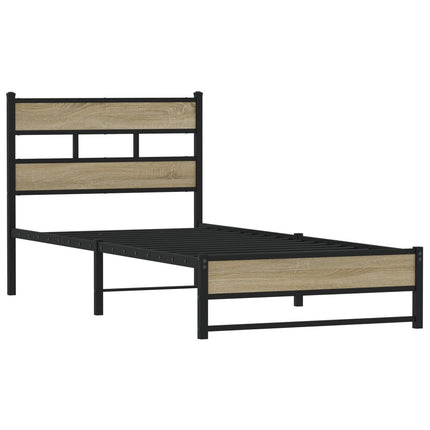 sengeramme uden madras 80x200 cm metal sonoma-eg