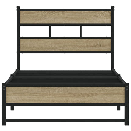 sengeramme uden madras 80x200 cm metal sonoma-eg