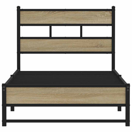 sengeramme uden madras 90x190 cm metal sonoma-eg