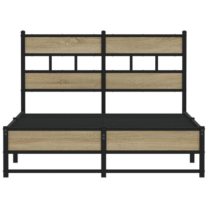 sengeramme uden madras 120x190 cm metal sonoma-eg