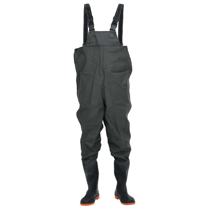 waders med støvler str. 39 mørkegrøn