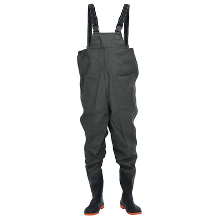 waders med støvler str. 40 mørkegrøn