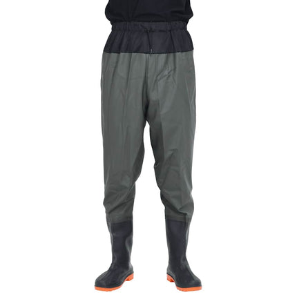 waist waders med støvler str. 38 mørkegrøn