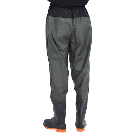 waist waders med støvler str. 38 mørkegrøn