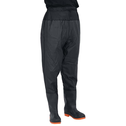 waist waders med støvler str. 40 sort