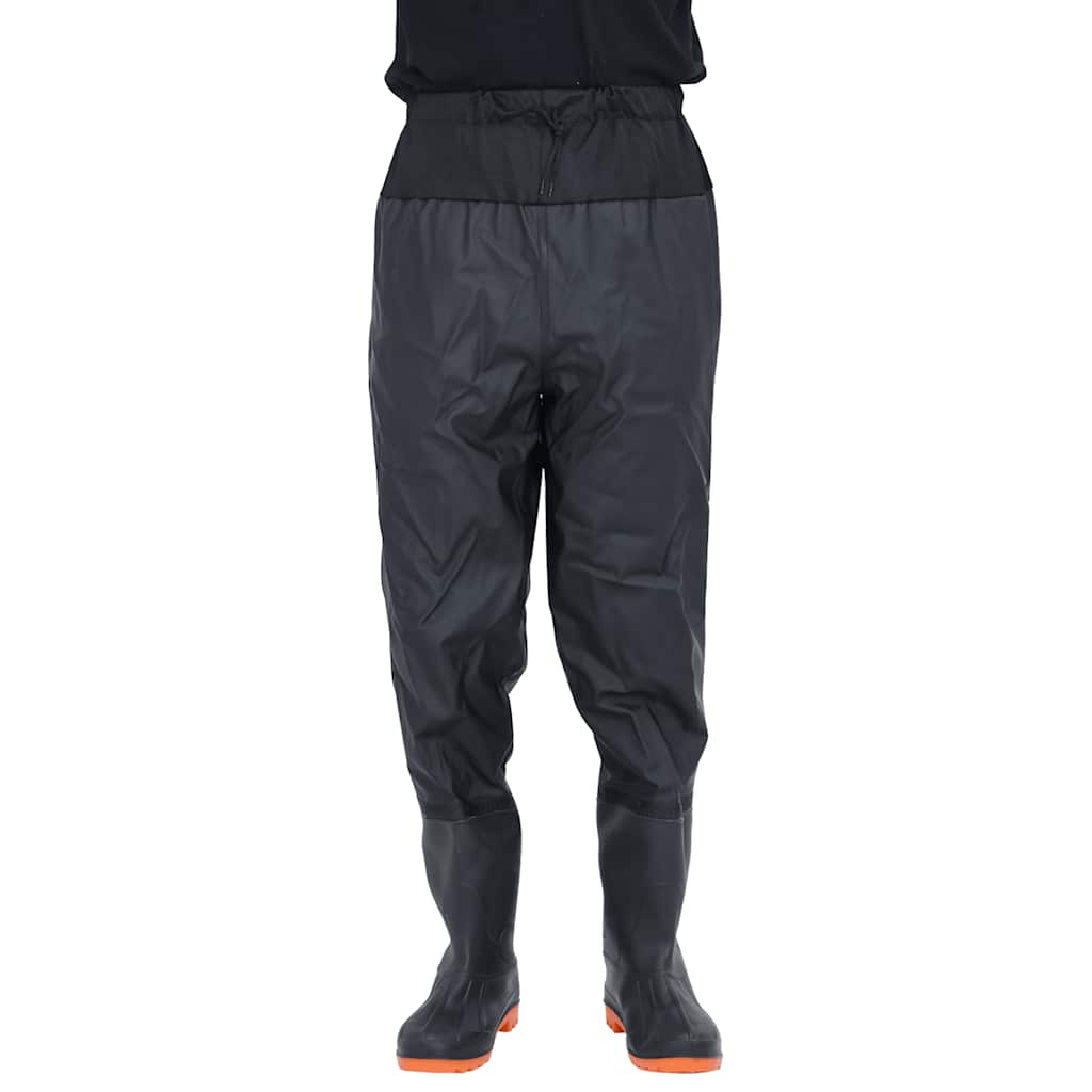 waist waders med støvler str. 40 sort