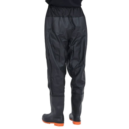 waist waders med støvler str. 41 sort