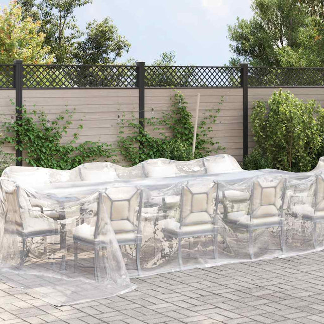 klar presenning med øjer 5x8 m polyethylen