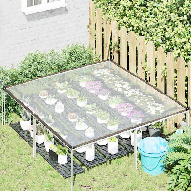 klar presenning med øjer 2x2 m polyethylen