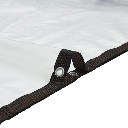 klar presenning med øjer 2x8 m polyethylen