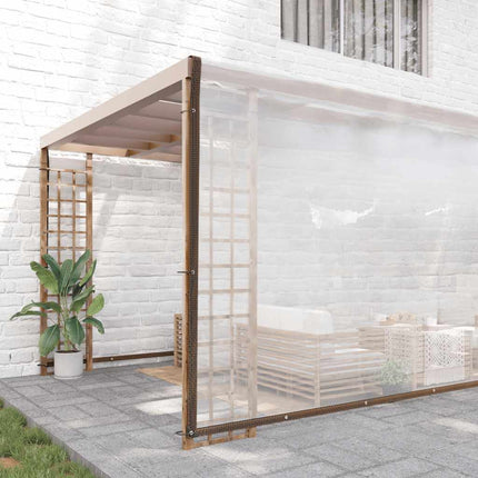 klar presenning med øjer 10x10 m polyethylen