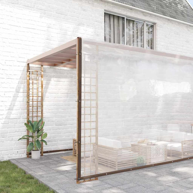 klar presenning med øjer 12x12 m polyethylen