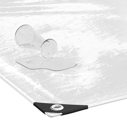 klar presenning med øjer 1x2 m PVC