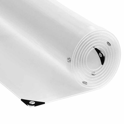 klar presenning med øjer 1x5 m PVC