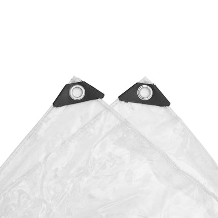 klar presenning med øjer 3x4 m PVC