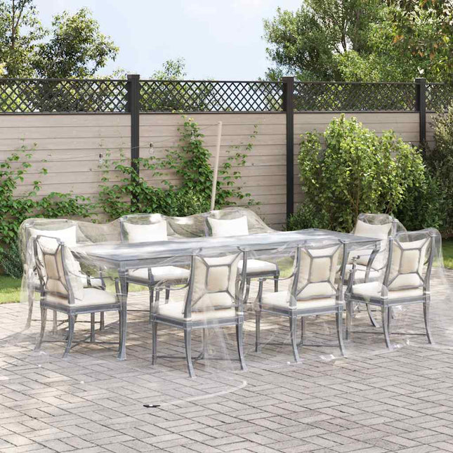 klar presenning med øjer 5x6 m PVC
