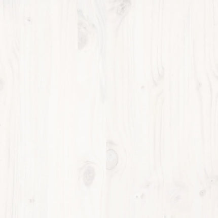 sengeramme uden madras 140x200 cm massivt fyrretræ hvid