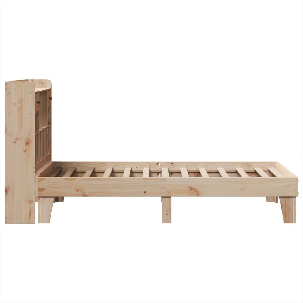 sengeramme uden madras 100x200 cm massivt fyrretræ