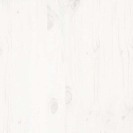 sengeramme uden madras 200x200 cm massivt fyrretræ hvid
