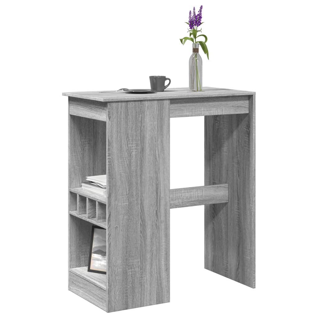barbord med stativer 90x47,5x103,5 cm konstrueret tr