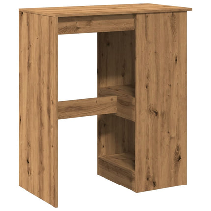 barbord m. stativer 90x47,5x103,5cm konstrueret træ egetræslook