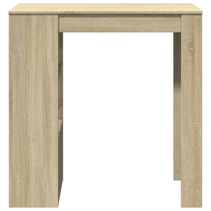barbord med stativer 102x50x103,5 cm konstrueret træ sonoma-eg