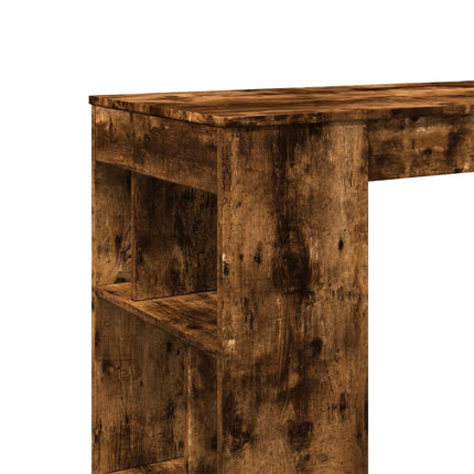 barbord m. stativer 102x50x103,5 cm konstrueret træ røget eg