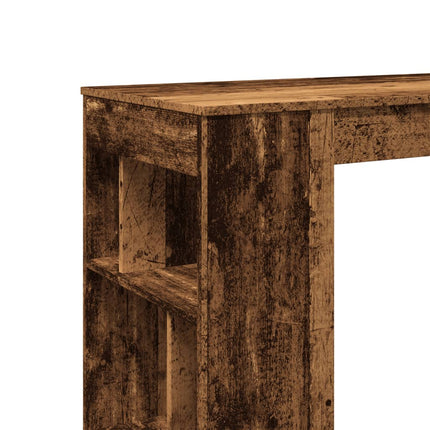 barbord m. stativer 102x50x103,5 cm konstrueret træ gammelt træ
