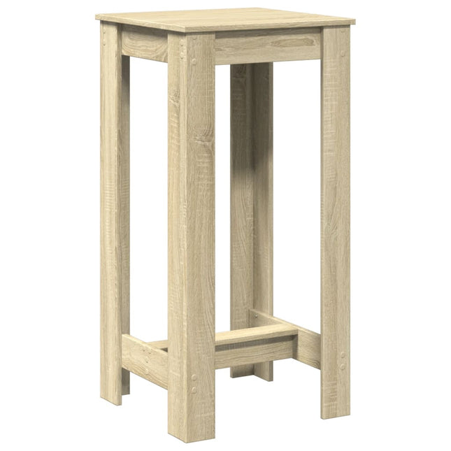 barbord 51x50x103,5 cm konstrueret træ sonoma-eg
