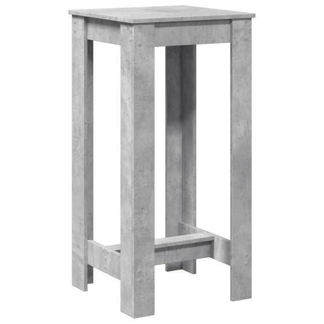 barbord 51x50x103,5 cm konstrueret træ betongrå