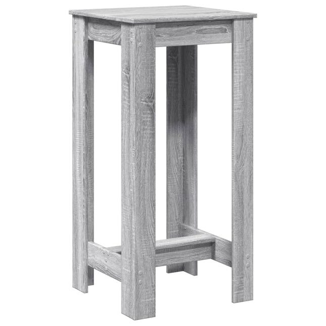 barbord 51x50x103,5 cm konstrueret træ grå sonoma-eg