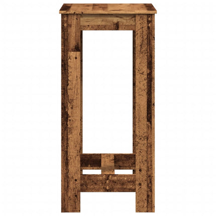 barbord 51x50x103,5 cm konstrueret træ gammelt trælook