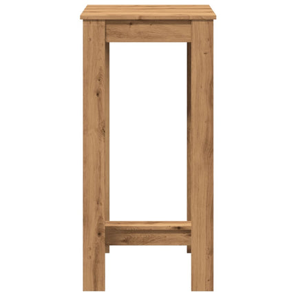 barbord 51x50x103,5 cm konstrueret træ gammelt trælook