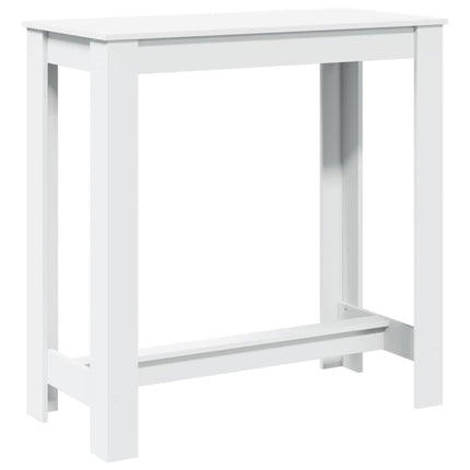 barbord 102x50x103,5 cm konstrueret træ hvid