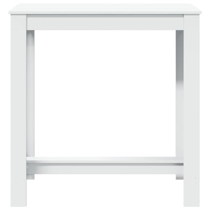 barbord 102x50x103,5 cm konstrueret træ hvid