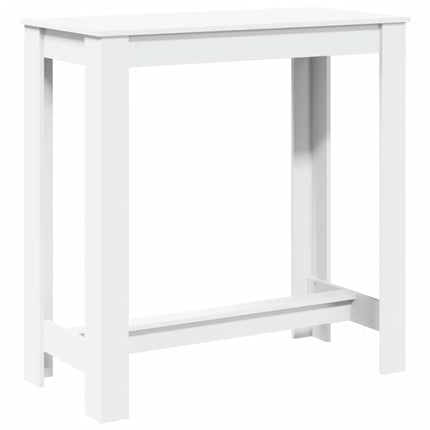 barbord 102x50x103,5 cm konstrueret træ hvid
