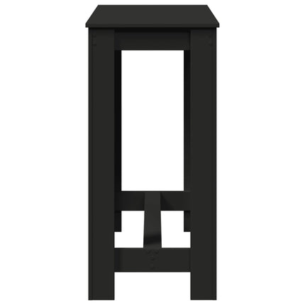 barbord 102x50x103,5 cm konstrueret træ sort