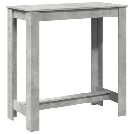 barbord 102x50x103,5 cm konstrueret træ betongrå