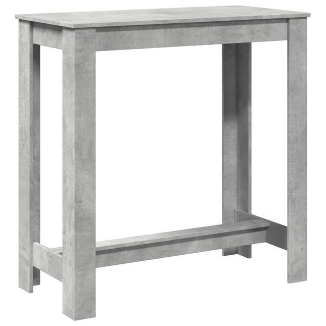 barbord 102x50x103,5 cm konstrueret træ betongrå