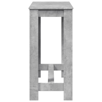 barbord 102x50x103,5 cm konstrueret træ betongrå