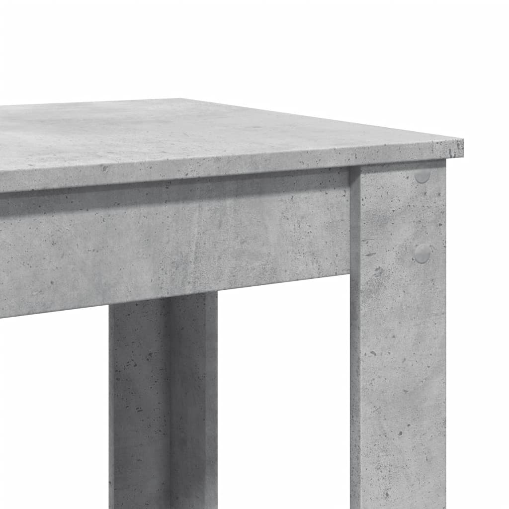 barbord 102x50x103,5 cm konstrueret træ betongrå