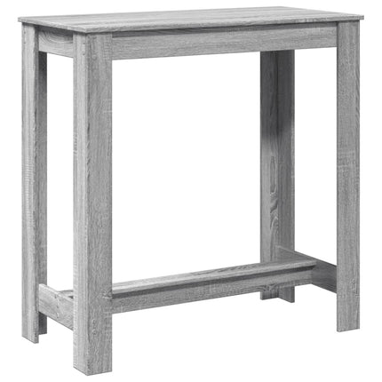 barbord 102x50x103,5 cm konstrueret træ grå sonoma-eg