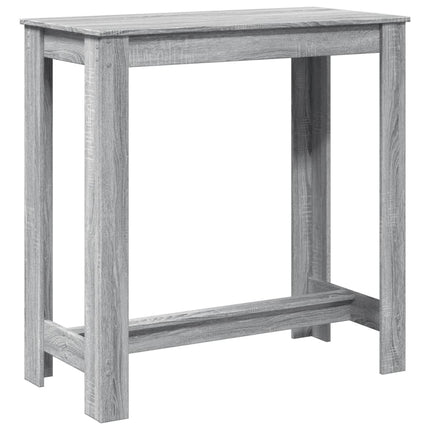 barbord 102x50x103,5 cm konstrueret træ grå sonoma-eg