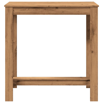 barbord 102x50x103,5 cm konstrueret træ gammelt trælook