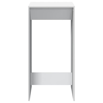 barbord 51x50x103,5 cm konstrueret træ hvid