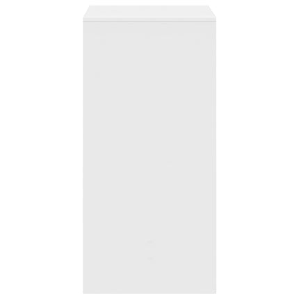 barbord 51x50x103,5 cm konstrueret træ hvid